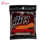 سیم گیتار آکوستیک Ghs Phosphor Bronze Acoustic Guitar Strings 11-50